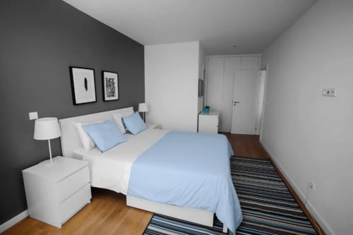 Quarto do Apartamento | Apartamento Aconchegante e Confortável de Um Quarto para a Sua Estadia Perfeita