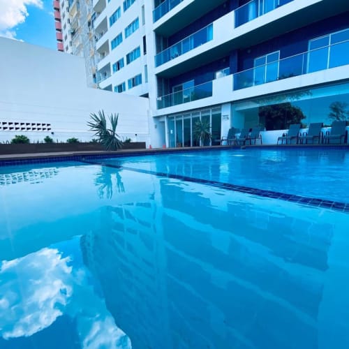 Swimming pool of the apartment | Discover Modern Luxury at Xenon Urban Apartments in Maputo, Mozambique