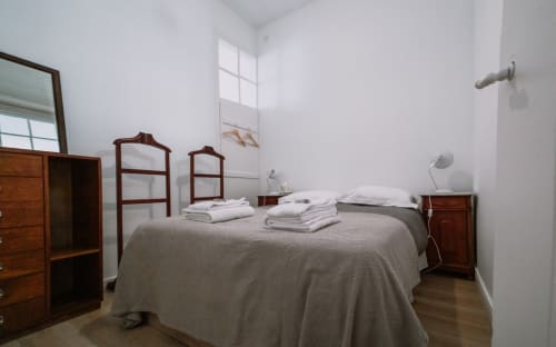 Comfortable bed of the property | Arestas e Planetas | Unique Vacation Rentals in Lisbon & Ericeira