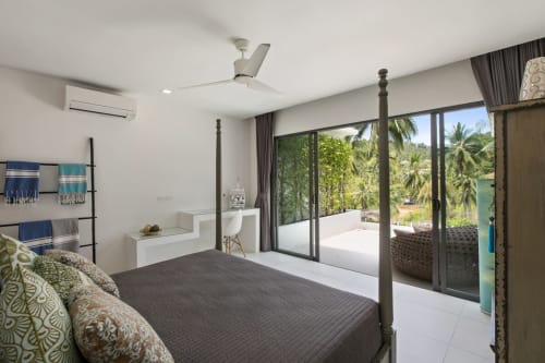 Spacious comfortable bedroom | Experience Breathtaking Sea Views at Villa Indigo