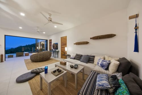 Spacious and comfortable living area with a sea view | Experience Breathtaking Sea Views at Villa Indigo