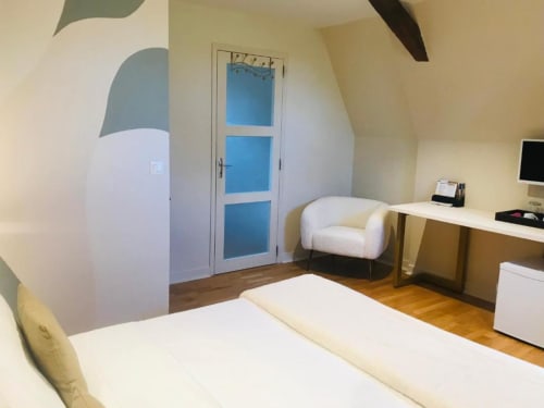 Spacious bedroom | Relax in the Comfort of the Climate Room at Domaine Pont Juillet