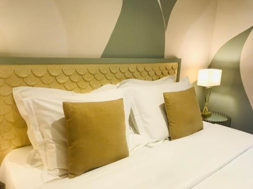 Comfortable pillows and bed | Relax in the Comfort of the Climate Room at Domaine Pont Juillet