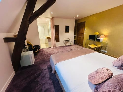 Comfortable and spacious bedroom | Experience Elegance in the Prestige Room at Domaine Pont Juillet