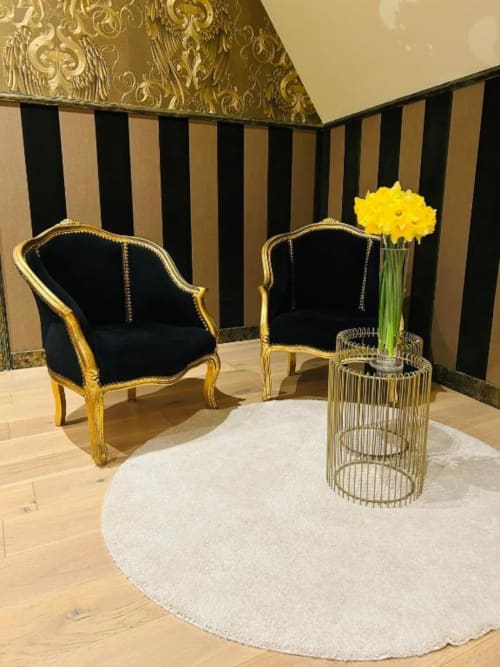 Two elegant chairs and center table | Discover Sophistication in the Junior Suite Grand Cru