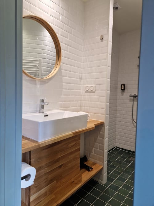Salle de bain douche italienne chambre double confort 