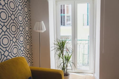 Living area with outside view | Stay in Comfort at Loving Chiado 3 – A True Lisbon Retreat