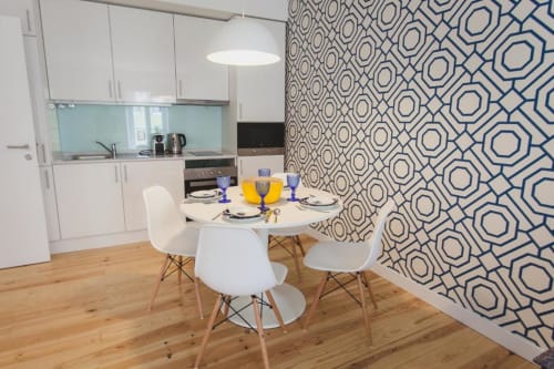 Dining area and kitchen | Stay in Comfort at Loving Chiado 3 – A True Lisbon Retreat