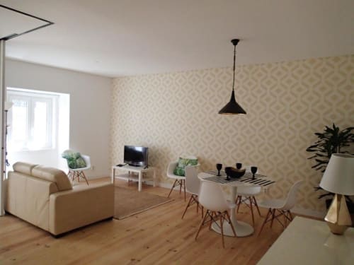 Dining and living area | Charming and Modern Living at Loving Chiado 4 in Lisbon