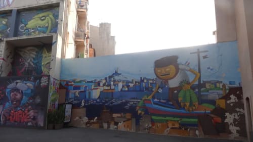 Wall painting | Relax in La Sardine: A Cozy Retreat in Marseille
