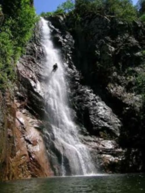 Piscia in Alba waterfall | Chalet Pietri – Experience Tranquility in the Heart of Olivese, Corsica