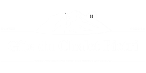 White logo | Chalet Pietri – Experience Tranquility in the Heart of Olivese, Corsica