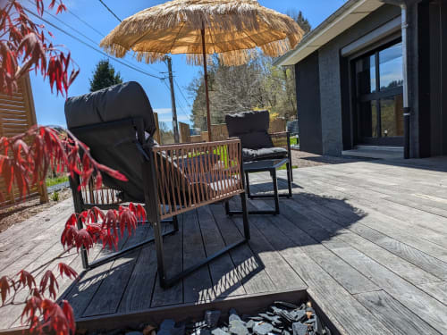 Patio | La Petite Ganette: Your Ideal Getaway in Meymac, France
