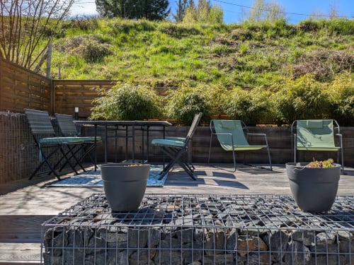 Patio | La Petite Ganette: Your Ideal Getaway in Meymac, France
