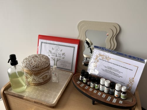 massage soin du dos huiles essentielles 
