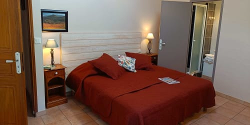 Chambre Abricot-Le mas de la Lause-Chambre d'hôtes de charme