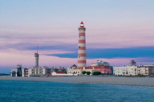O Farol mais alto de Portugal, na praia da Barra a minutos de carro de A Lodge In Blue