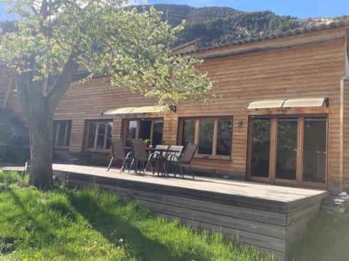 Patio and outside view of the accommodation | Stay at Our Charming 2-Bedroom Mountain House