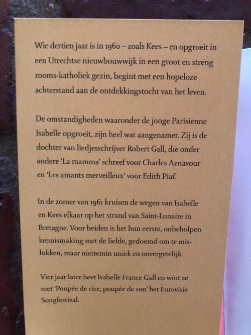 Dutch text about Isabelle and Kees at Domaine de l'Ocrerie, Pourrain, France