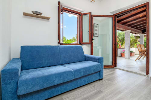 divano letto vista terrazza