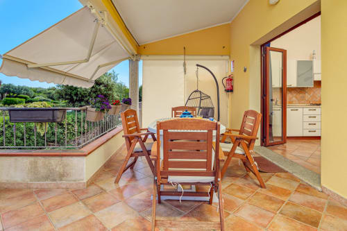 Veranda vista cucina