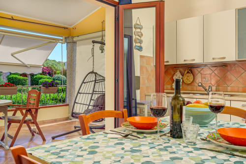 Pranzo cucina veranda