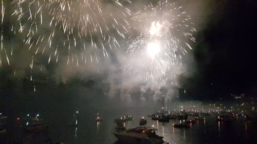 Fireworks on Lake Como, summer events on Lake Como
