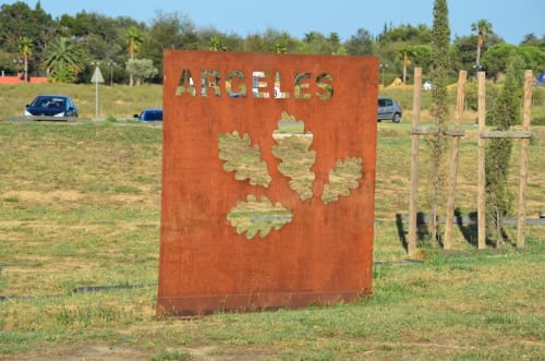 Rond Point d'arrivée a Argelès sur mer, Le Clos du Mas la Senia n'est plus très loin.