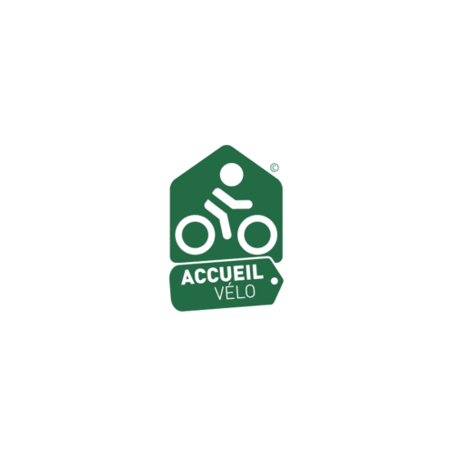 Logo d'hospitalité cycliste Accueil Velo pour le gîte CafecouetBreizh à Guipry-Messac, France