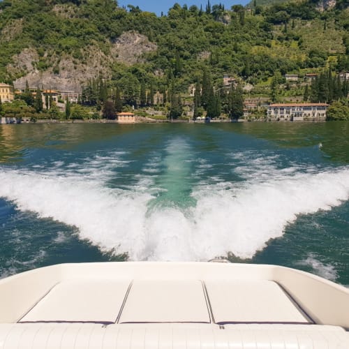 Day of sailing on Lake Como