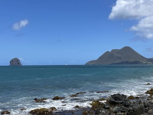 Le Diamant et le morne Larcher