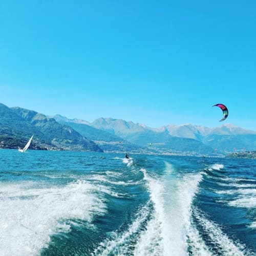 Water sports on Lake Como