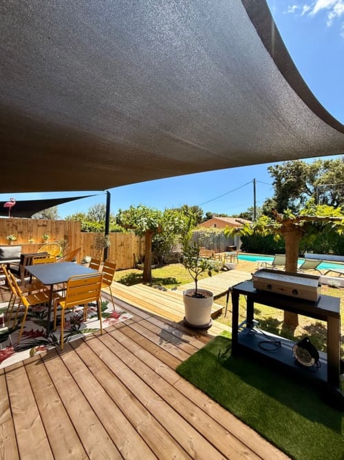 Espace extérieur de la Casa A Machja, Porto-Vecchio