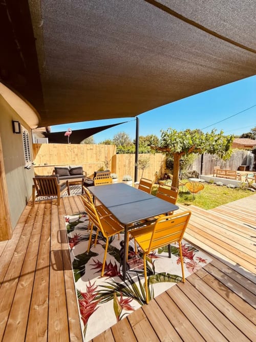 Espace extérieur de la Casa A Machja, Porto-Vecchio