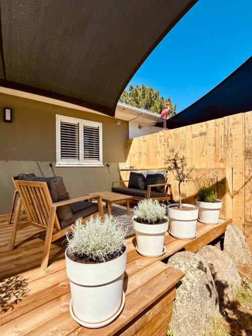 Espace extérieur de la Casa A Machja, Porto-Vecchio