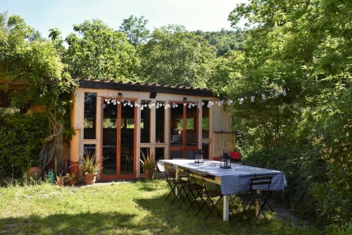 cucina glamping maremma