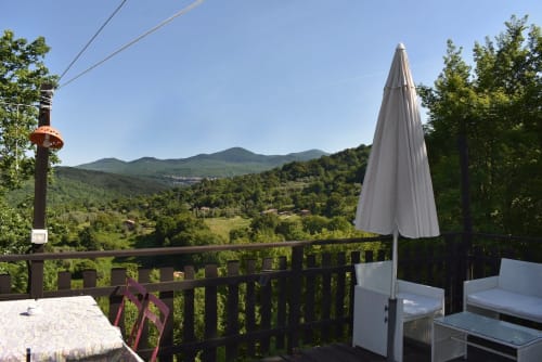 vista dalla tenda glamping in maremma toscana