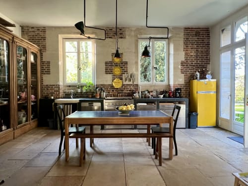 Grande cuisine, espace, convivialité, pratique, très bien équipée