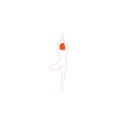 Illustrazione di posizione yoga per i servizi wellness di La Conciergerie Capri