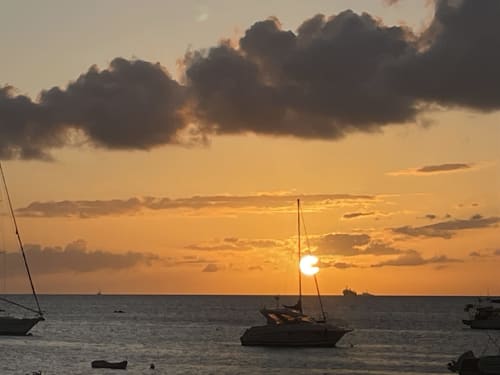 Coucher de soleil en Martinique