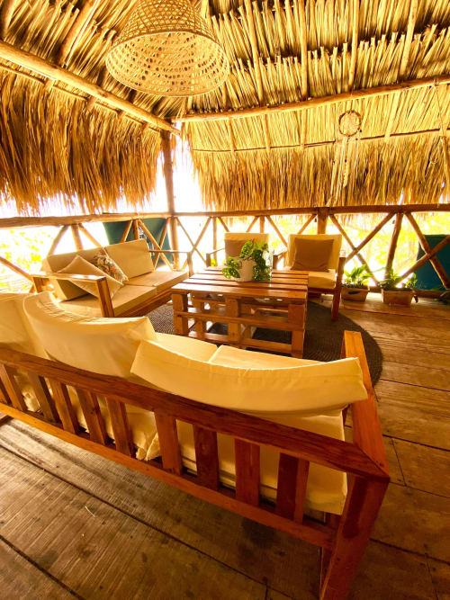 Sala de descanso frente al mar