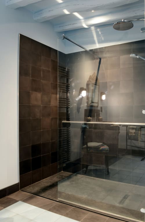 "Douche italienne 160x90 Pondichérie au Domaine de l'Ocrerie"
