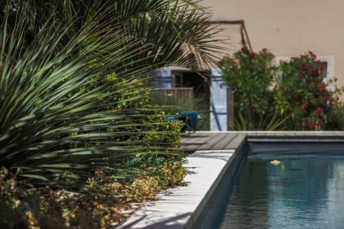 Piscine chauffée au Clos Ceres, gîte et maison d'hôtes à Viré