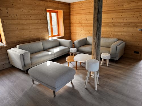 Tincave Bozel, Chalet tout confort, le salon . 
