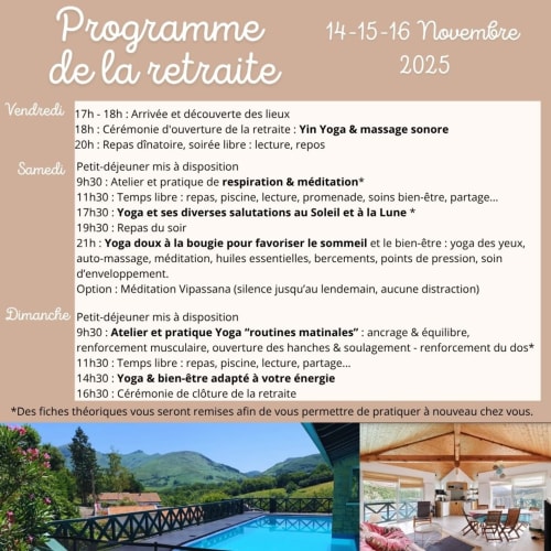 Retraite yoga Pays basque