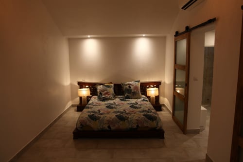 Lit chambre aux Bananiers