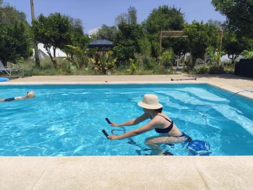 Rehabilitation and balneotherapy pool, aquabike at Casa Terapia