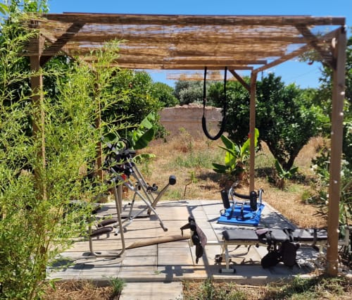 Cardio and back training at Casa Terapia