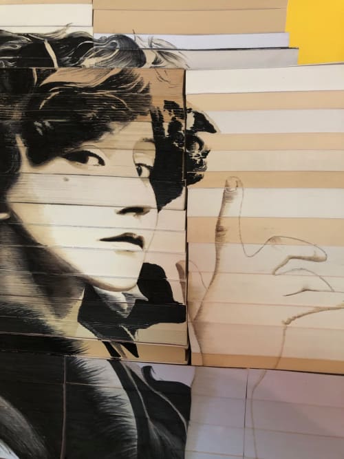 Sculpture Colette de Gilles Laburthe dans YelloWGreY