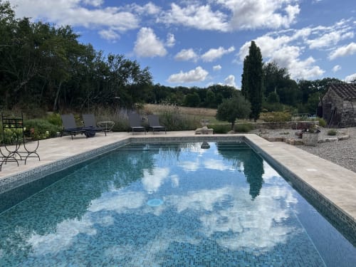 Big sky over the pool